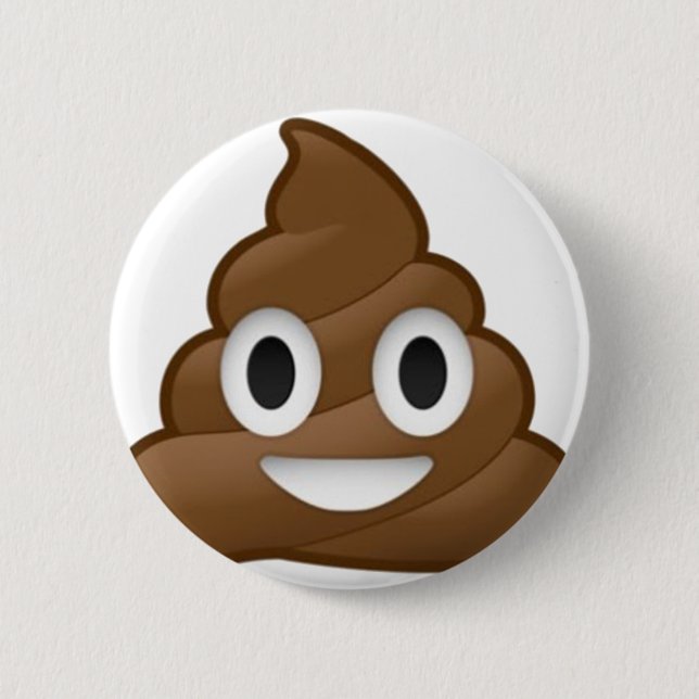 Badge Rond 5 Cm Dunette de sourire Emoji (Devant)