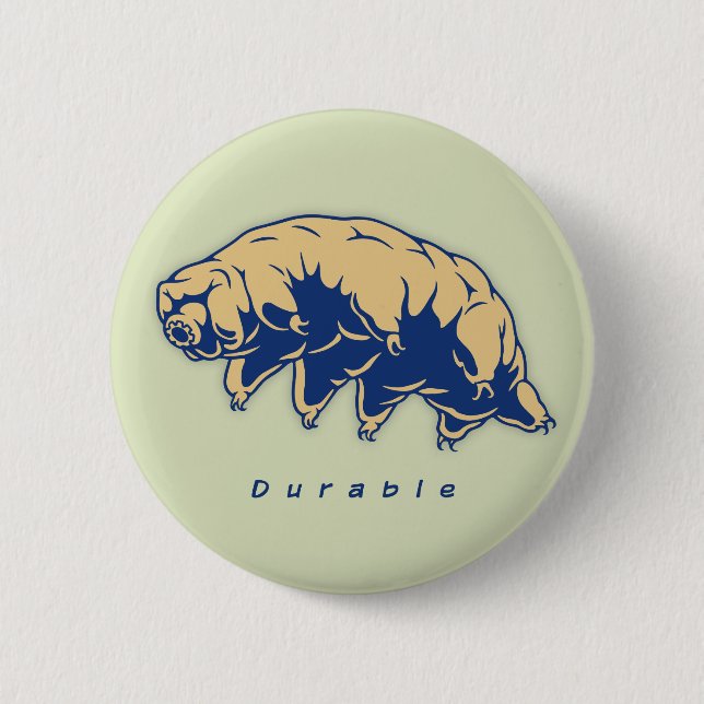 Badge Rond 5 Cm Durable - Tardigrade (Devant)