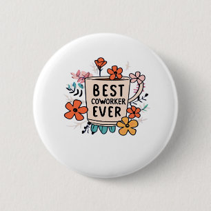 Badge Rond 5 Cm Dynamo en milieu de travail meilleur collaborateur