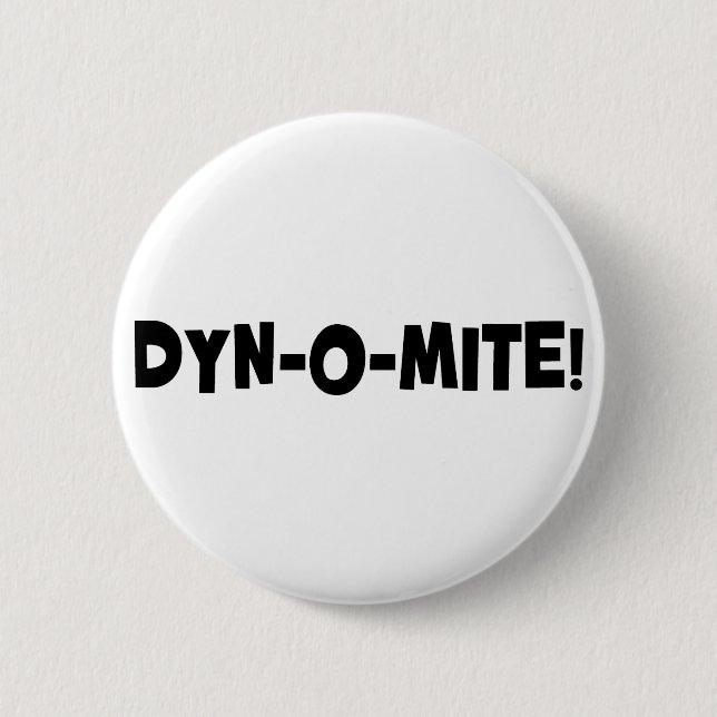 Badge Rond 5 Cm Dyne-o-acarides ! (Devant)