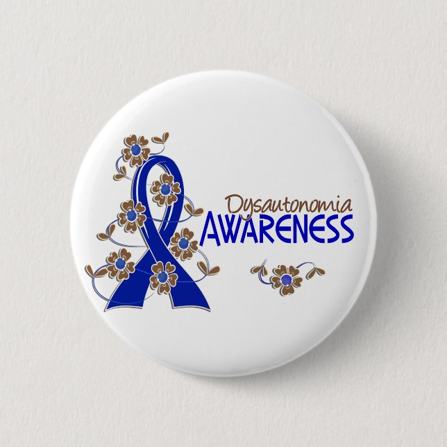 Badge Rond 5 Cm Dysautonomie de la conscience 6 (Devant)