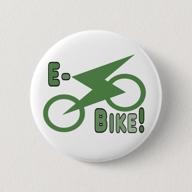 Badge Rond 5 Cm E-Bike ! (Devant)