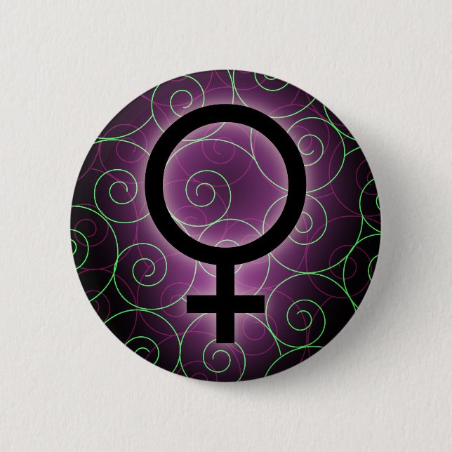 Badge Rond 5 Cm E-carte pour le jour des femmes internationales (Devant)