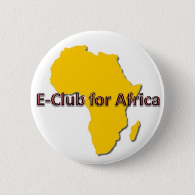 Badge Rond 5 Cm E-Club pour le bouton de l'Afrique (Devant)