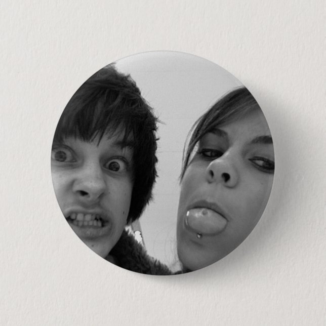 BADGE ROND 5 CM E ET H (Devant)