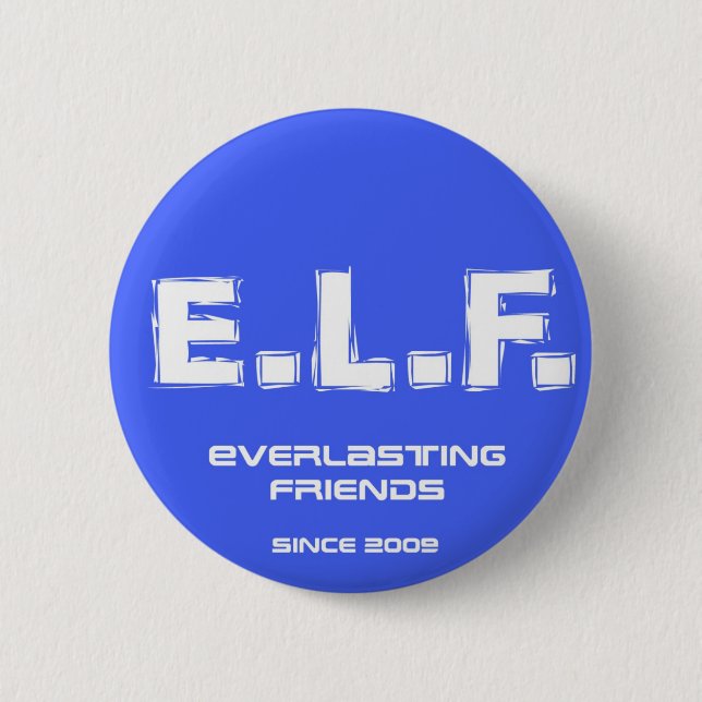 BADGE ROND 5 CM E.L.F. 2009 (Devant)