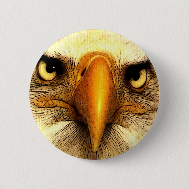Badge Rond 5 Cm Eagle (Devant)