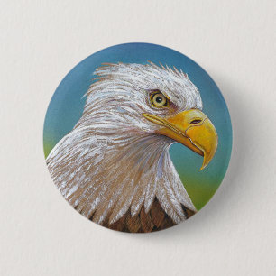 Badge Rond 5 Cm Eagle