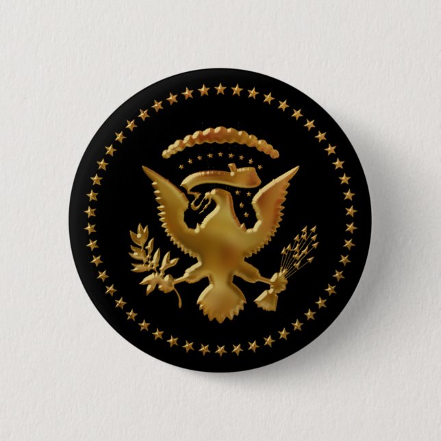 Badge Rond 5 Cm Eagle a débarqué… (Devant)