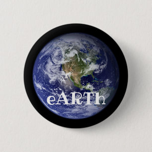 Badge Rond 5 Cm eARTh (modifier les mots)