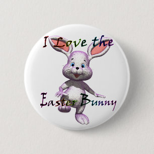 Badge Rond 5 Cm easter.bunny