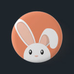 Badge Rond 5 Cm Easter Bunny peeping<br><div class="desc">Funny Peeping</div>