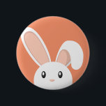 Badge Rond 5 Cm Easter Bunny peeping<br><div class="desc">Funny Peeping</div>