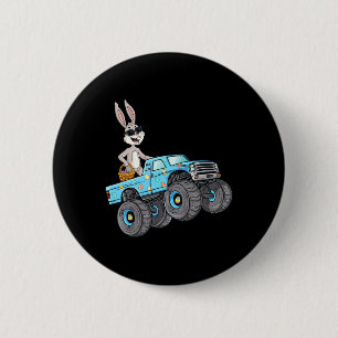 Badge Rond 5 Cm Easter Rabbit équitation Monster Camion Fun Boys G