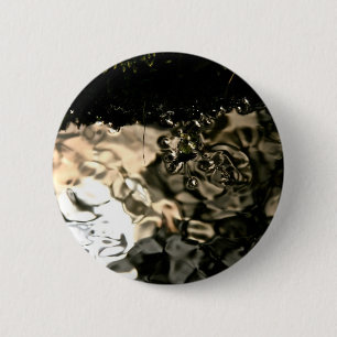 BADGE ROND 5 CM EAU MIROITANTE AVEC INSECTE