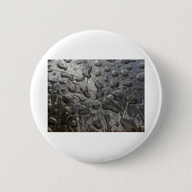 Badge Rond 5 Cm Eau noire (Devant)