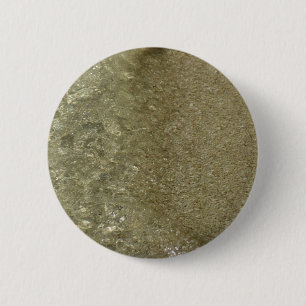 Badge Rond 5 Cm Eau sur la plage II Photographie de nature abstrai