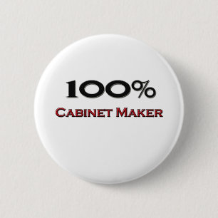 Badge Rond 5 Cm Ébéniste de 100 pour cent