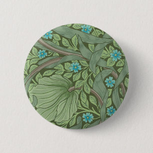 Badge Rond 5 Cm Échantillon de Motif de papier peint avec "Oublie