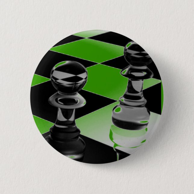 Badge Rond 5 Cm Échecs (Devant)