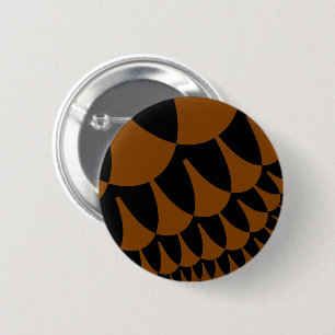 Badge Rond 5 Cm Echelles Brown et noires