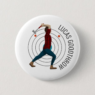 Badge Rond 5 Cm Éclatement de l'Ax