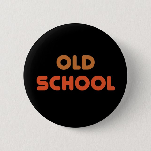 Badge Rond 5 Cm École ancienne (Devant)