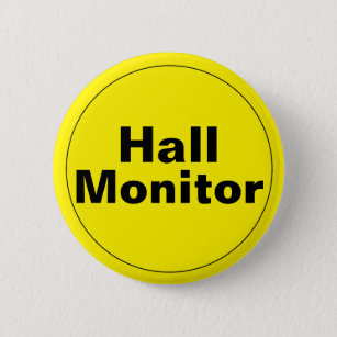 Badge Rond 5 Cm École de moniteur de Hall