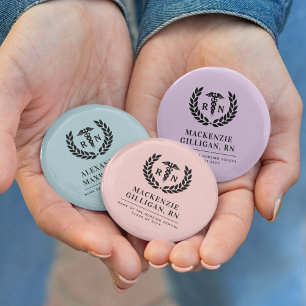 Badge Rond 5 Cm École de soins infirmiers de la RN personnalisée É