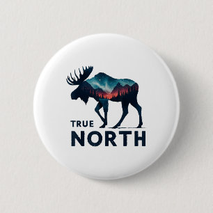 Badge Rond 5 Cm École d'été chrétienne Vbs True North Vbs 2025 