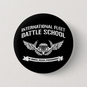 Badge Rond 5 Cm École internationale de combat de la flotte Ender