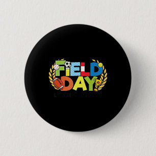 Badge Rond 5 Cm École Jour Enseignant Laisser Les Jeux Commencer L
