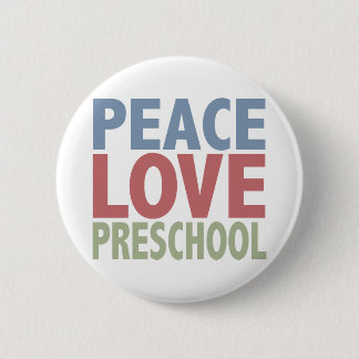 Badge Rond 5 Cm École maternelle d'amour de paix