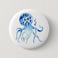 Économies de poulpe notre art d'aquarelle de