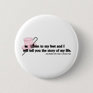 Badge Rond 5 Cm Écouter le devis de mon pied