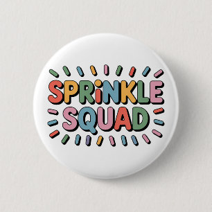 Badge Rond 5 Cm Écrasage Saupoudrer bébé