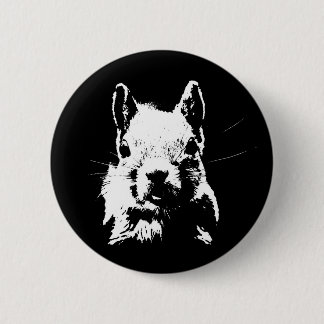 Badge Rond 5 Cm Écureuil