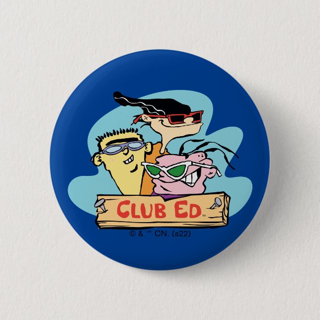 Badge Rond 5 Cm Ed, Edd, n Eddy - Club Ed (Devant)
