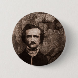 Badge Rond 5 Cm Edgar Allan Poe