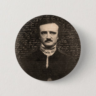 Badge Rond 5 Cm Edgar Allan Poe