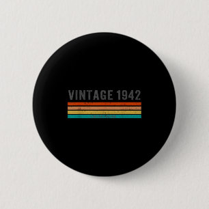 Badge Rond 5 Cm Édition limitée vintage 1942 - Cadeau d'anniversai