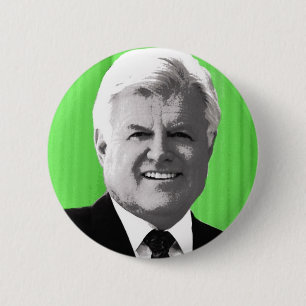 Badge Rond 5 Cm Edouard (Ted) Kennedy - dans le Pin de Memorium