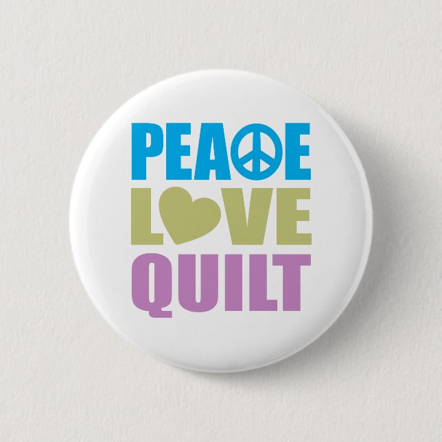 Badge Rond 5 Cm Édredon d'amour de paix (Devant)