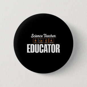 Badge Rond 5 Cm Éducateur de professeur de science de tableau péri