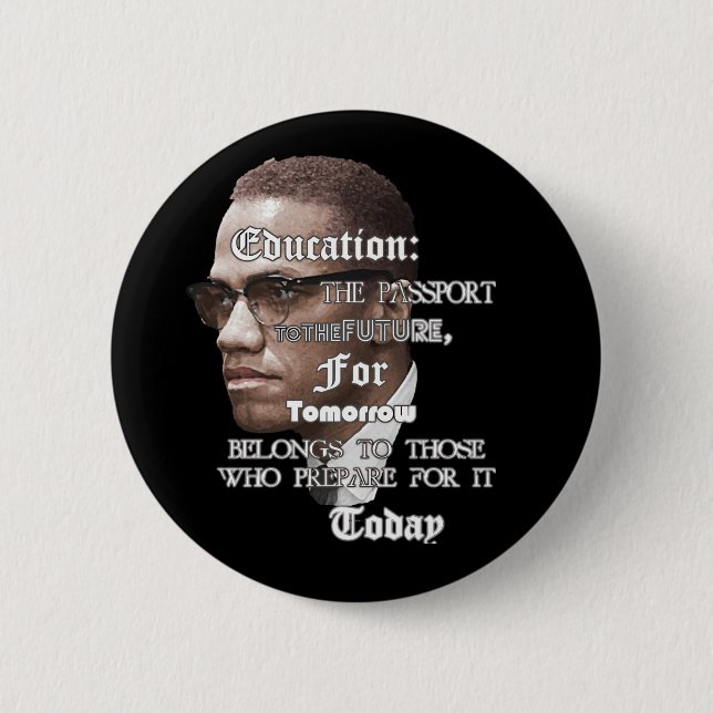 Badge Rond 5 Cm Éducation : Le passeport (Devant)