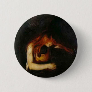 Badge Rond 5 Cm Edvard Munch - vampire