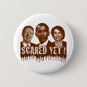 Badge Rond 5 Cm Effrayé encore ?