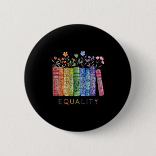 Badge Rond 5 Cm Égalité Paix Amour Gentillesse Lire Livre Lgbt Gay