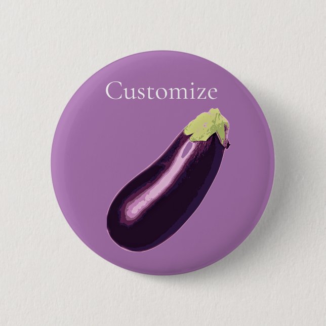 Badge Rond 5 Cm Eggplant Thunder_Cove (Devant)