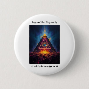 Badge Rond 5 Cm Égide de la Singularité